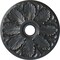 Ekena Millwork Milan Ceiling Medallion (Fits Canopies up to 4 5/8"), Hnd-Painted Pewter, 24 1/2"OD x 3 1/2"ID x 1"P CM24MIPES - alternate 1